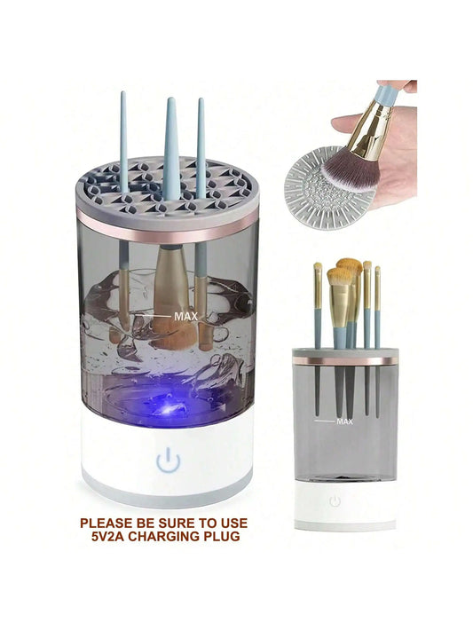 Electric Makeup Brush Cleaner Machine | Fast & Gentle | Clean Brushes in Seconds – Myjj Essentials
