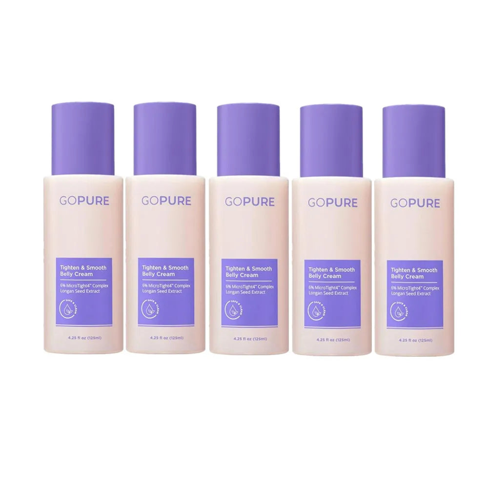 goPure Firming Belly Cream – Tighten, Smooth & Reduce Stretch Marks (125ml)