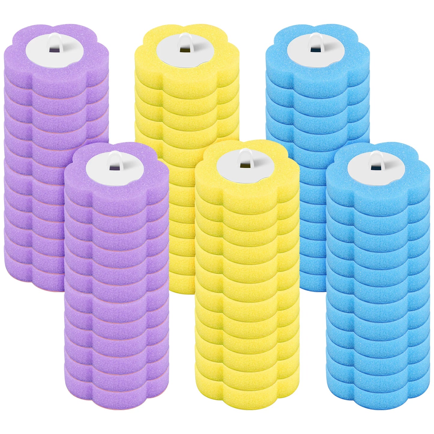 Disposable Toilet Brush & Holder Set | 360° Deep Clean with Scented Refill Heads
