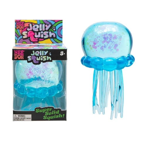Jellyfish Squeeze Toy, Portable Sensory Fidget Toys for Kids Adults, Stress Relief Squishy Toy for Birthday Gift Party Favor