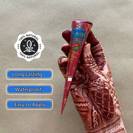 Organic Henna Powder – 100% Natural & Chemical-Free | 1pc or 3pc Set
