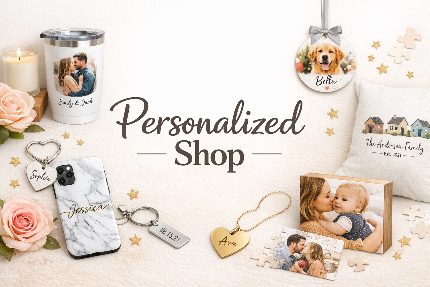 Personalized Shop | Custom Name & Photo Gifts | my‑jj Essentials