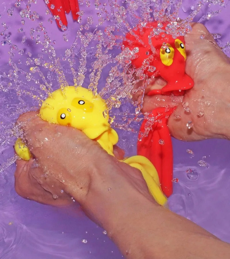 Children'S Pool Bath Toys Squeeze Octopustoys and Dragon Dolls That Stare into Given as Birthday Presents to Relieve Stress