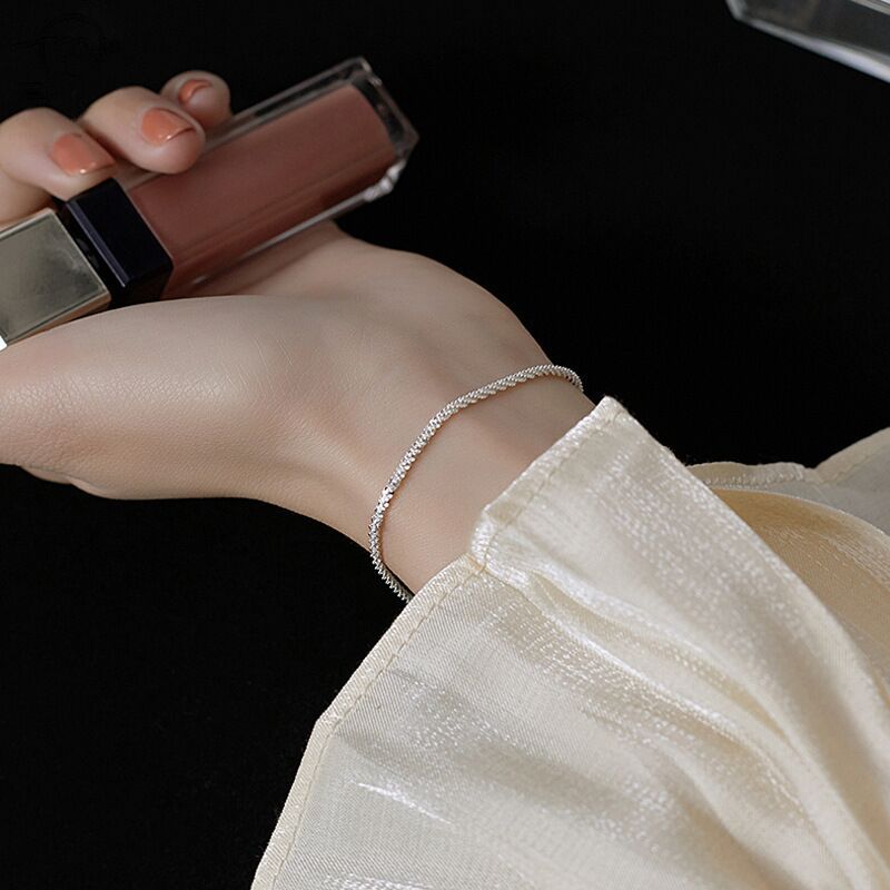 Simple Sparkling Bracelet and ring