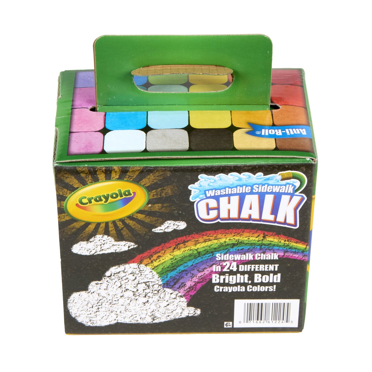 (2 Pack)  Washable Sidewalk Chalk, 24 Ct, Outdoor Toys, Easter Basket Stuffers, Summer Activities for Kids, Arts and Crafts, Easter Gifts for Kids, Ages 4+