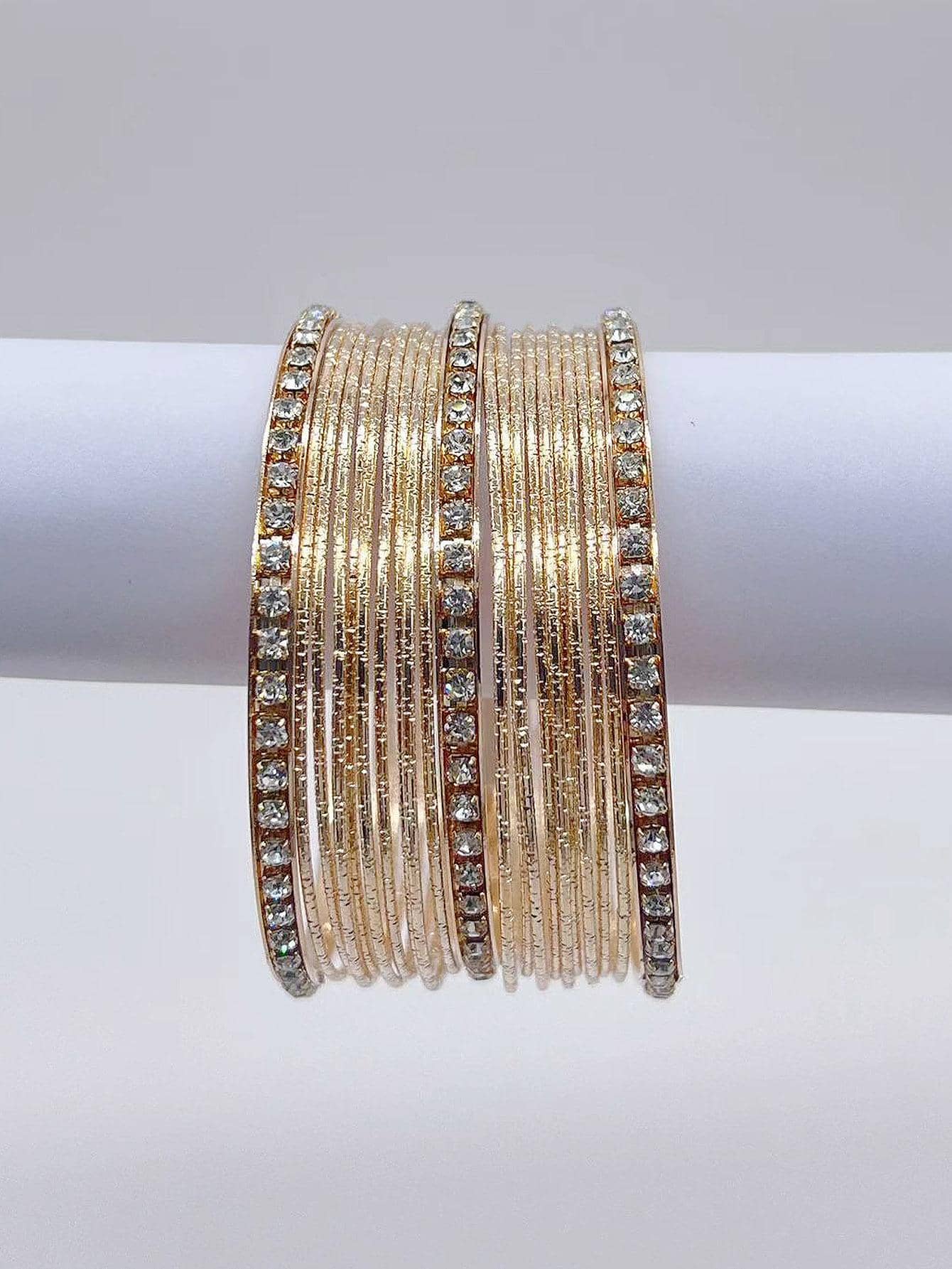 Sparkling Rhinestone Bangle Bracelet