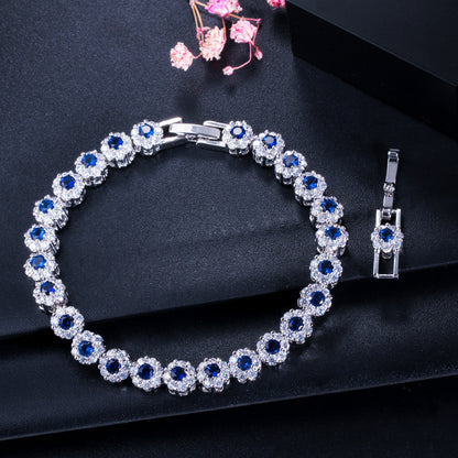AAA Zircon Constellation Bracelet | Platinum-Plated