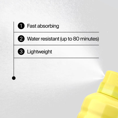 Beach Defense SPF 70 Spray De Protector Solar Corporal, Esenciales De Playa Cuidado Solar, 6.5 Oz