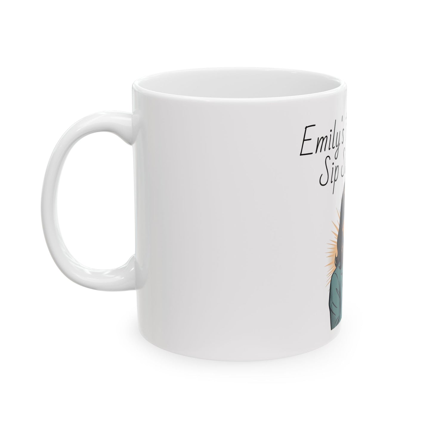 Personalized Coffee Mug – Custom Name Mug | Sip Sip Hooray Ceramic Cup (11oz & 15oz)