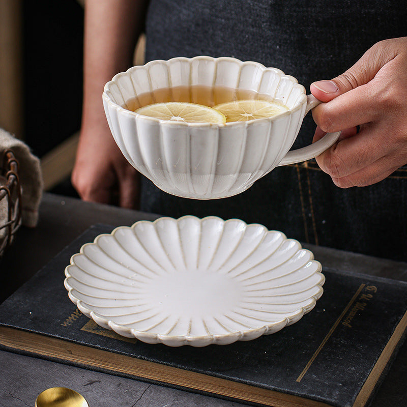 Japanese-style Ceramic Coffee Cup and saucers