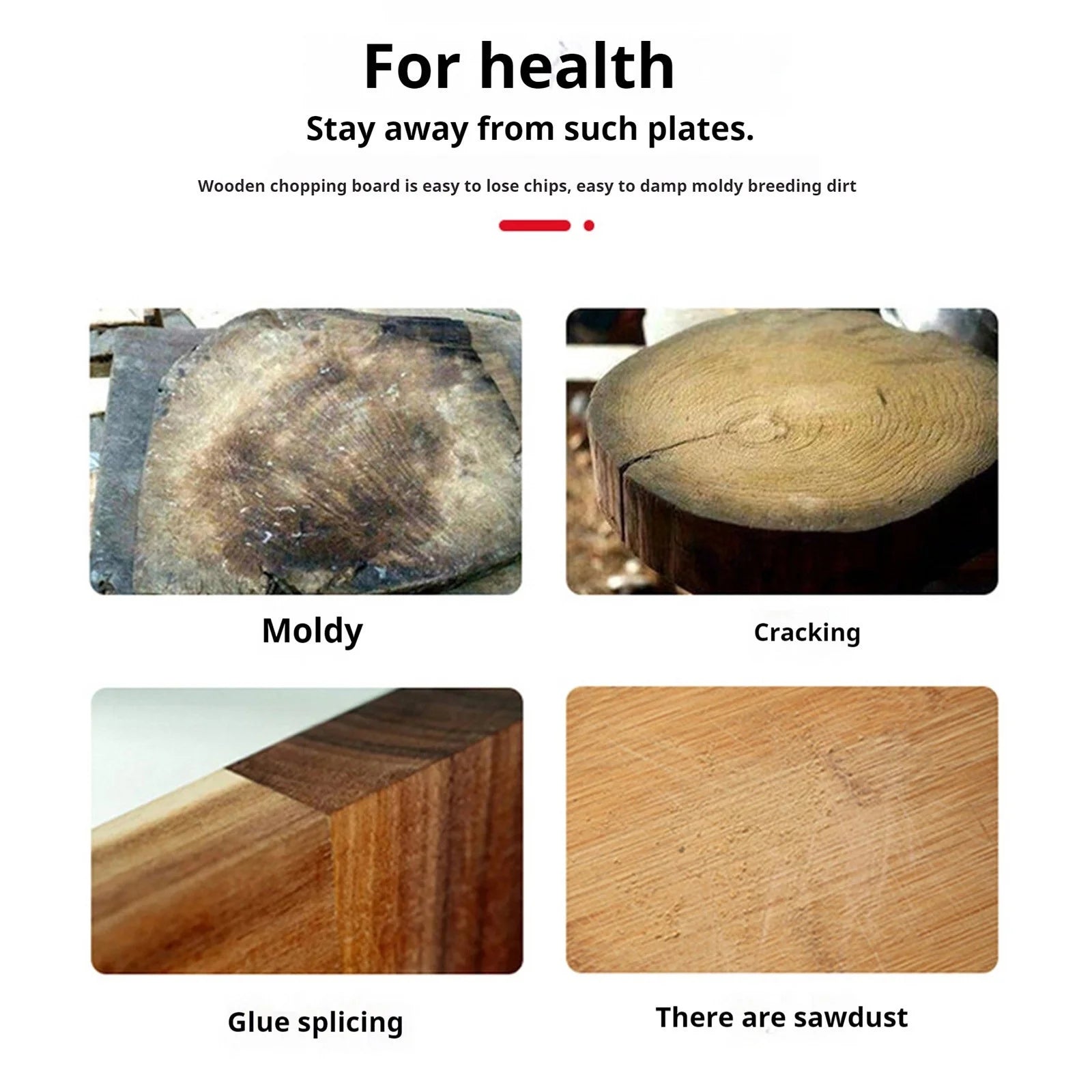 Titanium Cutting Boards - 100% Pure Titanium Cutting Boards for Kitchen, Double-Sided Food Grade Cutting Board, Cutting Edge Hygiene & Durability, for Meat Fruit & Vegetable