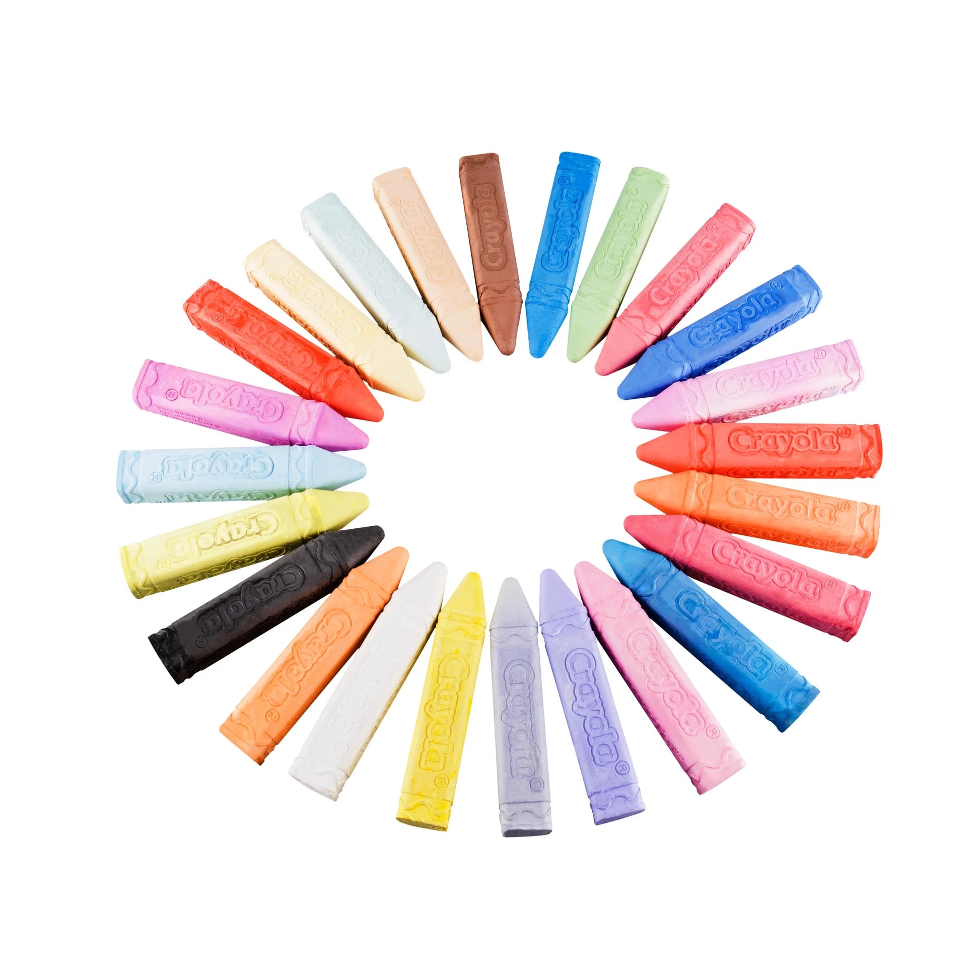 (2 Pack)  Washable Sidewalk Chalk, 24 Ct, Outdoor Toys, Easter Basket Stuffers, Summer Activities for Kids, Arts and Crafts, Easter Gifts for Kids, Ages 4+