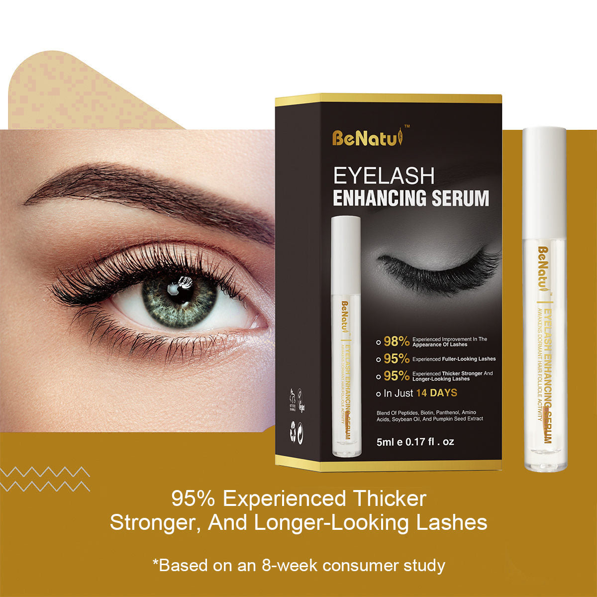 Eyelash enhancing serum