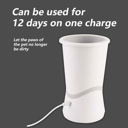 Pet Foot Scrubber Wipe-free Electric Automatic