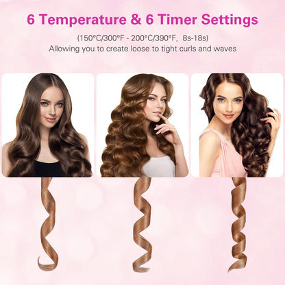 Cordless Automatic Hair Curler USB Rechargeable