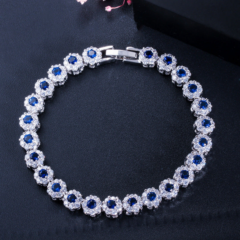 AAA Zircon Constellation Bracelet | Platinum-Plated