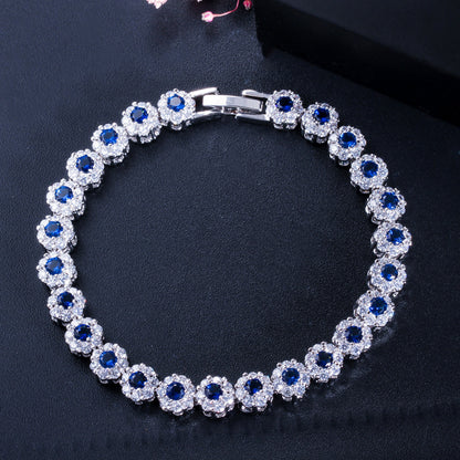 AAA Zircon Constellation Bracelet | Platinum-Plated