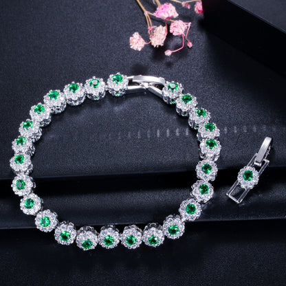 AAA Zircon Constellation Bracelet | Platinum-Plated