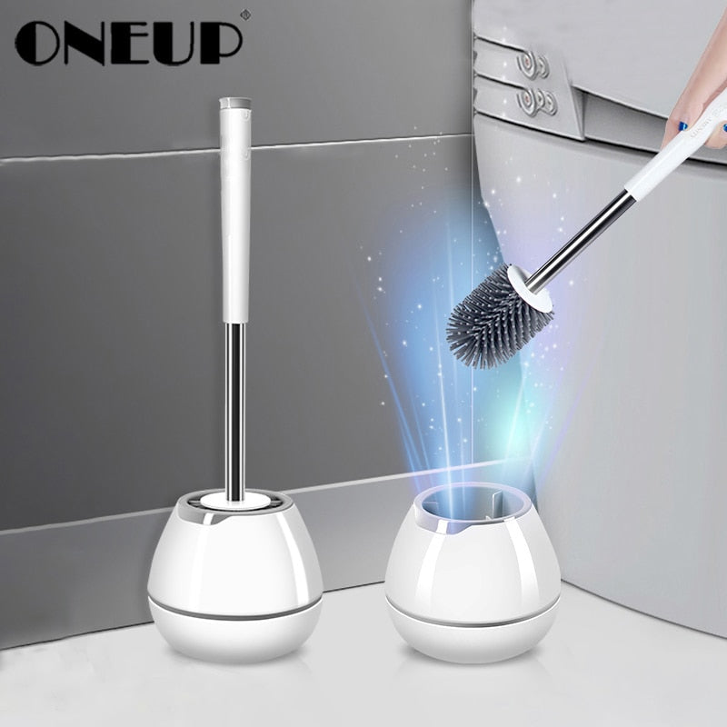 Silicone TPR Toilet Brush 2 in 1