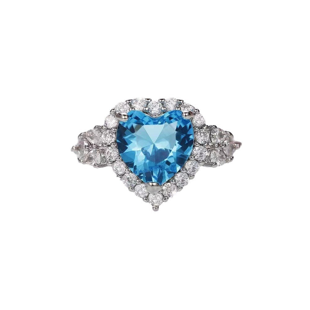 Stylish, luxury, niche rings, earrings, and clavicle necklaces