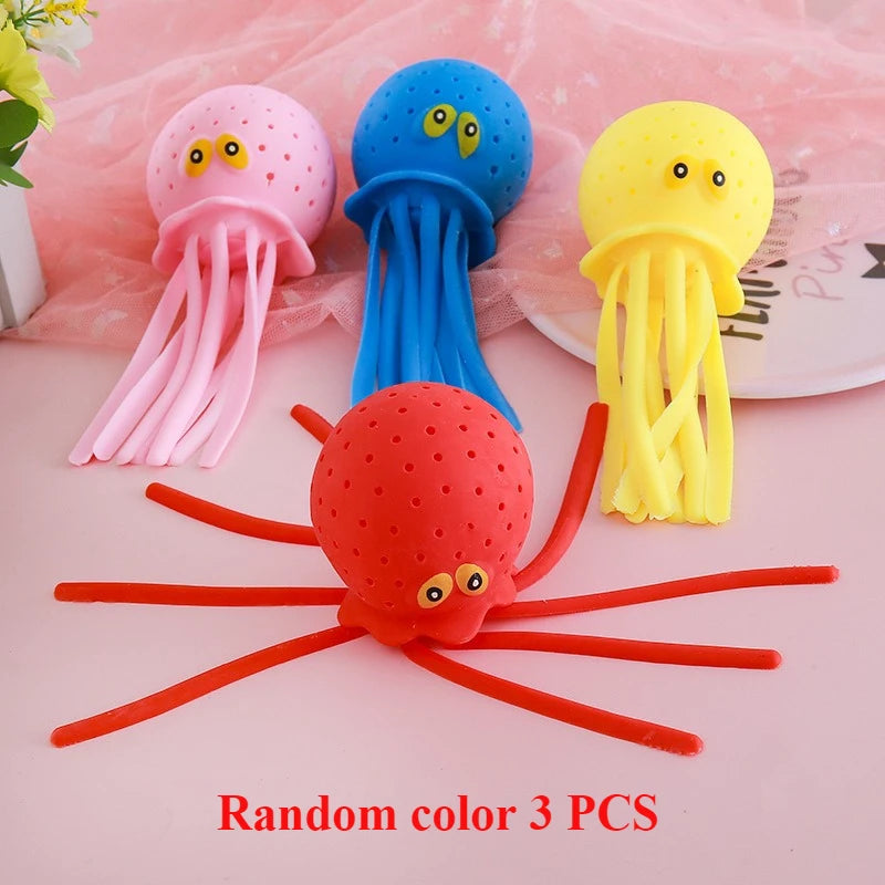 Children'S Pool Bath Toys Squeeze Octopustoys and Dragon Dolls That Stare into Given as Birthday Presents to Relieve Stress