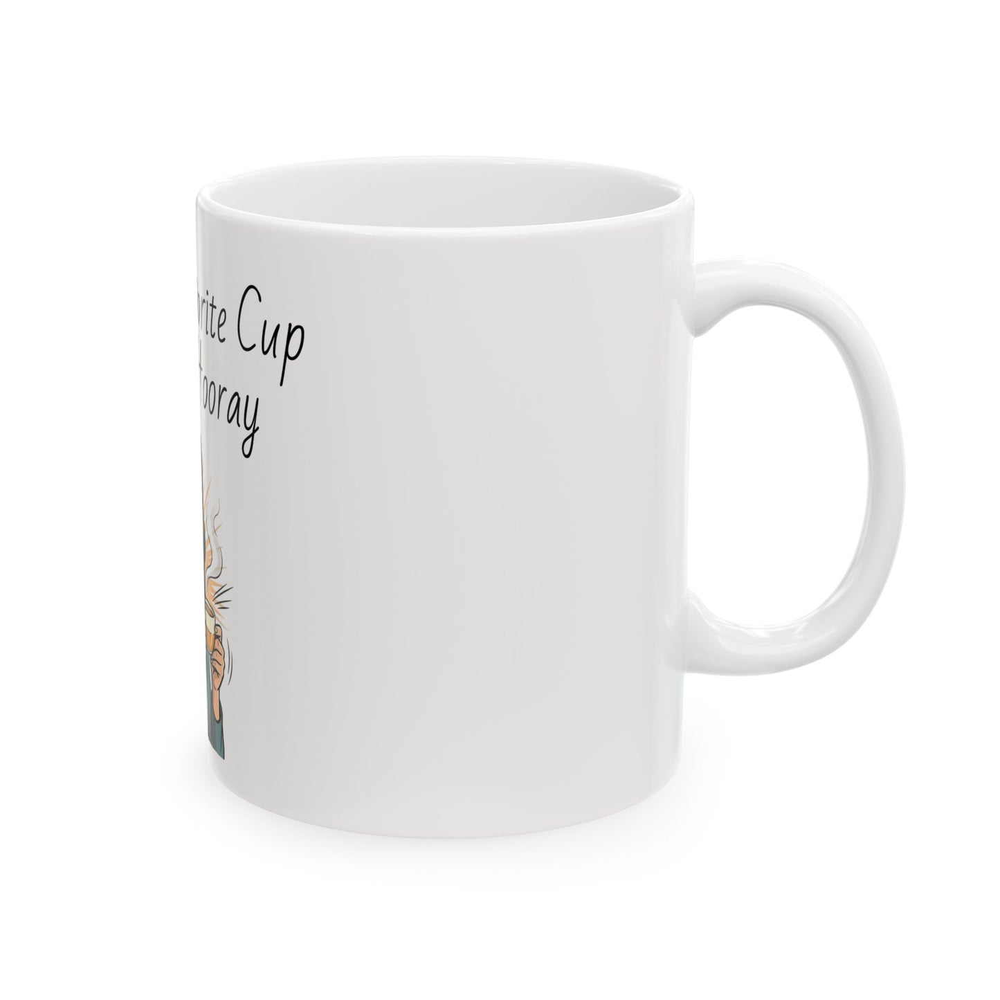 Personalized Coffee Mug – Custom Name Mug | Sip Sip Hooray Ceramic Cup (11oz & 15oz)