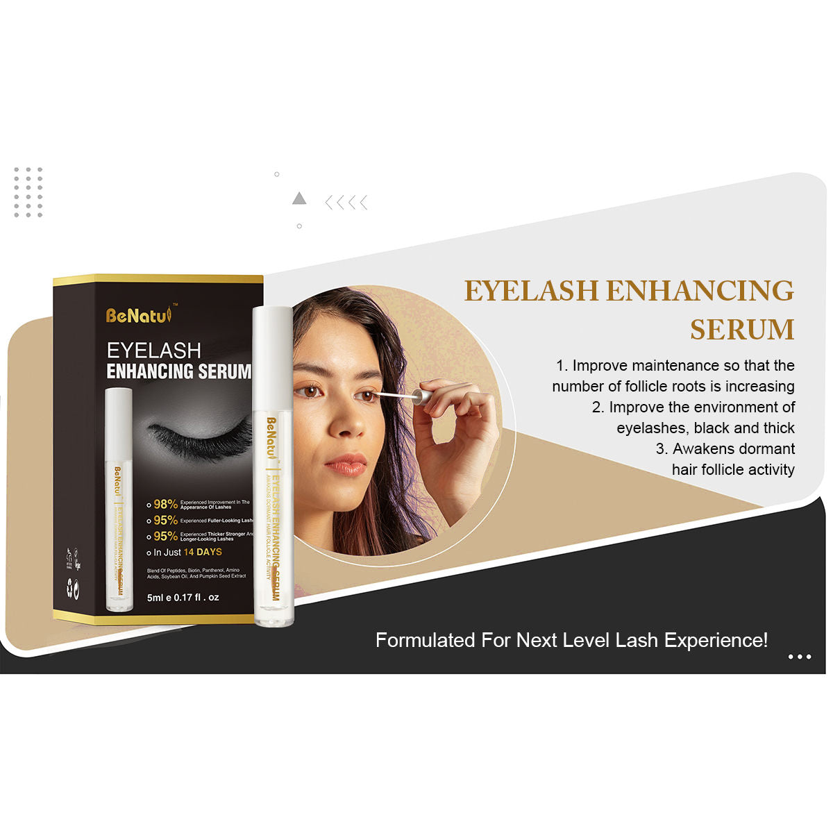Eyelash enhancing serum
