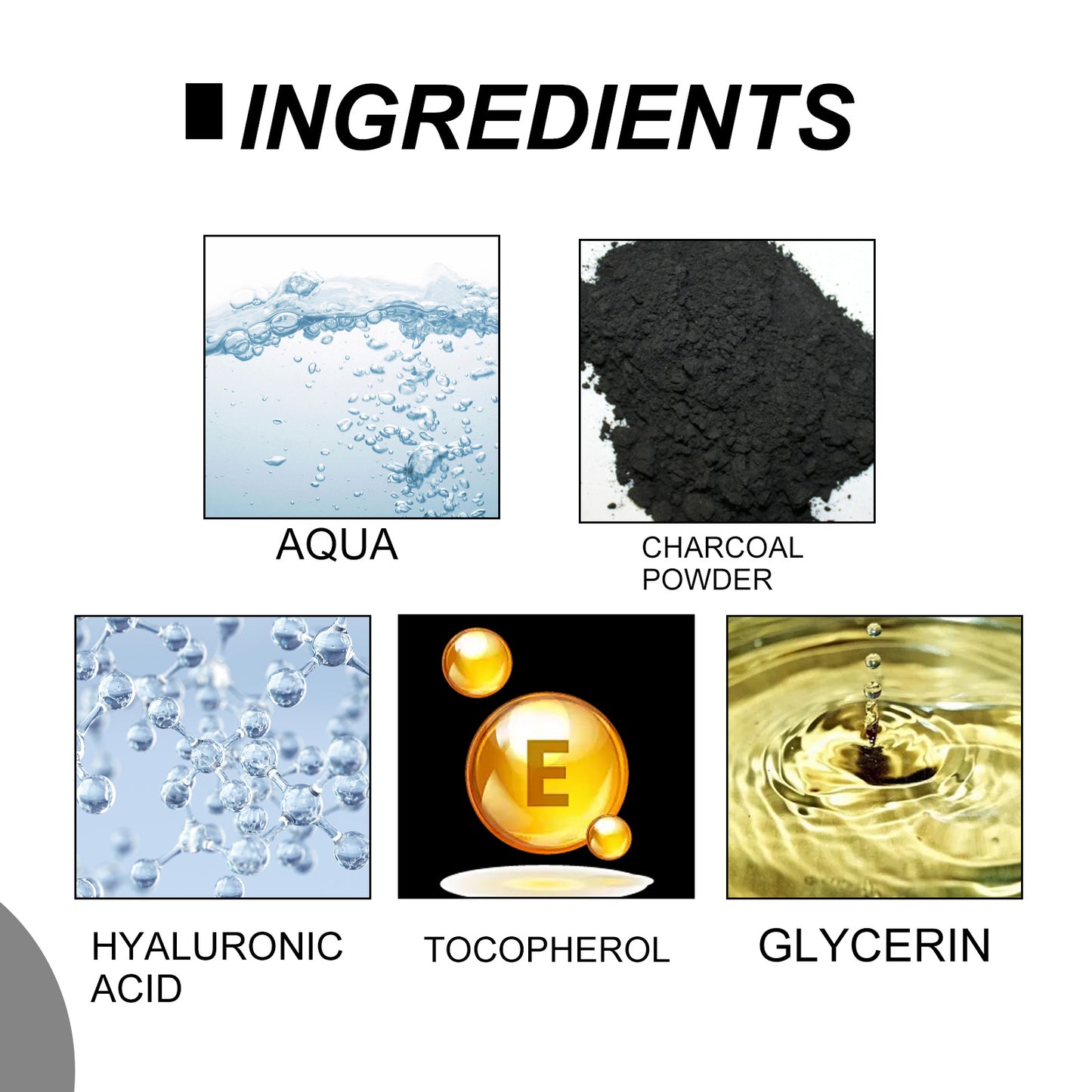 Charcoal Deep Cleansing Mask Hydrating Moisturizing