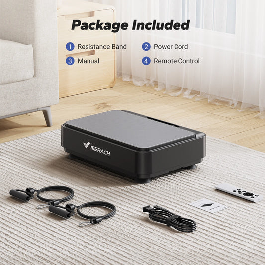 MERACH Vibration Plate Exercise Machine Fat Burning Weight Loss