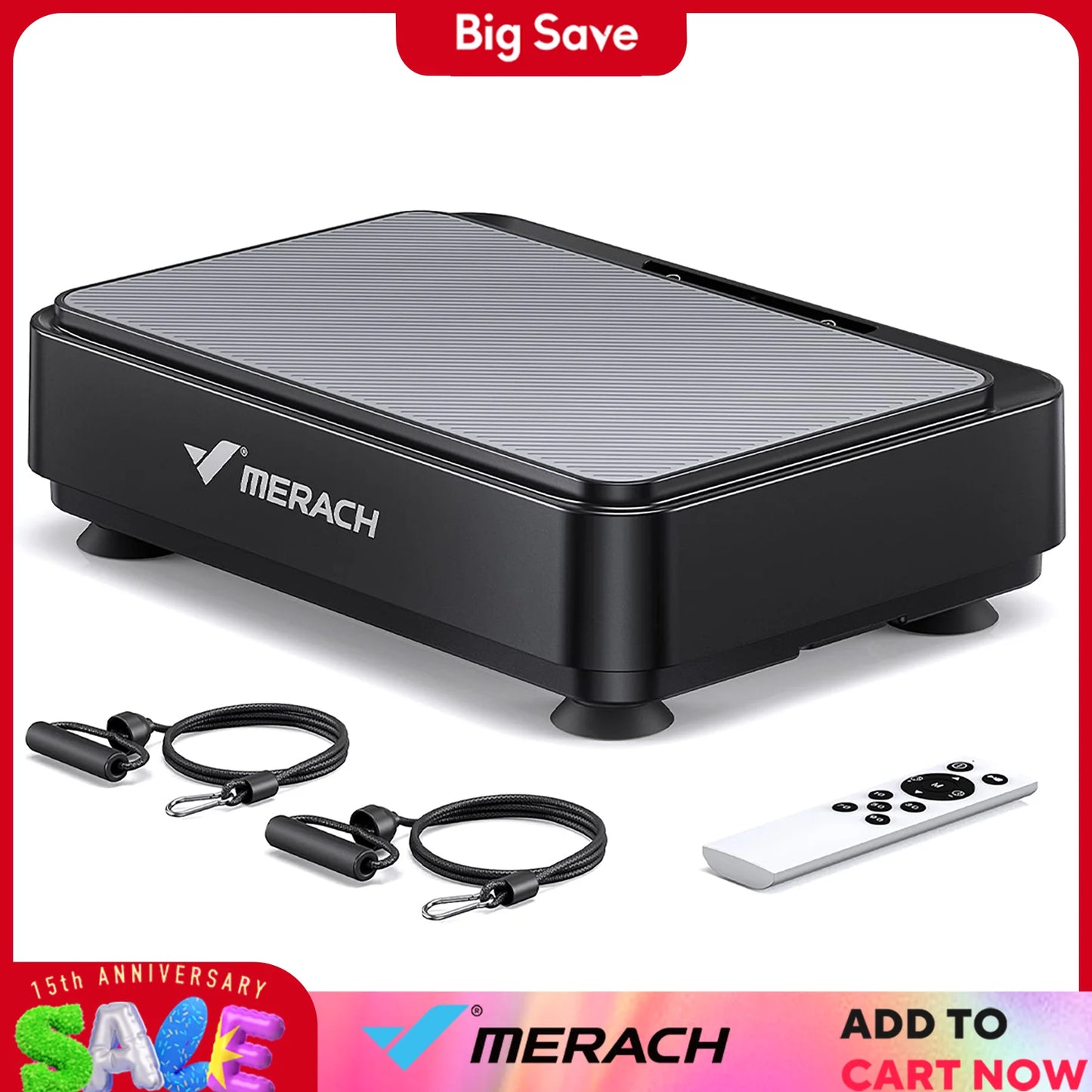 MERACH Vibration Plate Exercise Machine Fat Burning Weight Loss