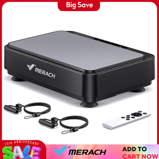 MERACH Vibration Plate Exercise Machine Fat Burning Weight Loss