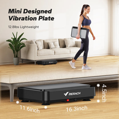 MERACH Vibration Plate Exercise Machine Fat Burning Weight Loss