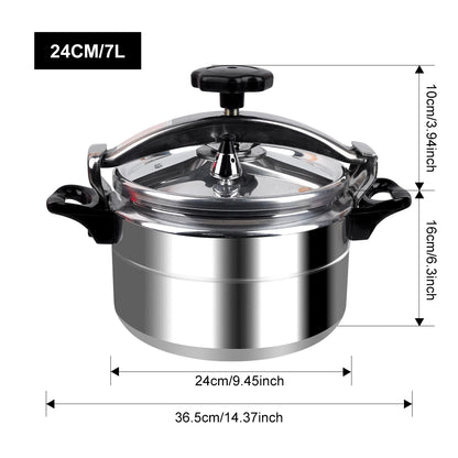 large Capacity Aluminum Pressure Cooker Stainless Steel Pressure Cooker