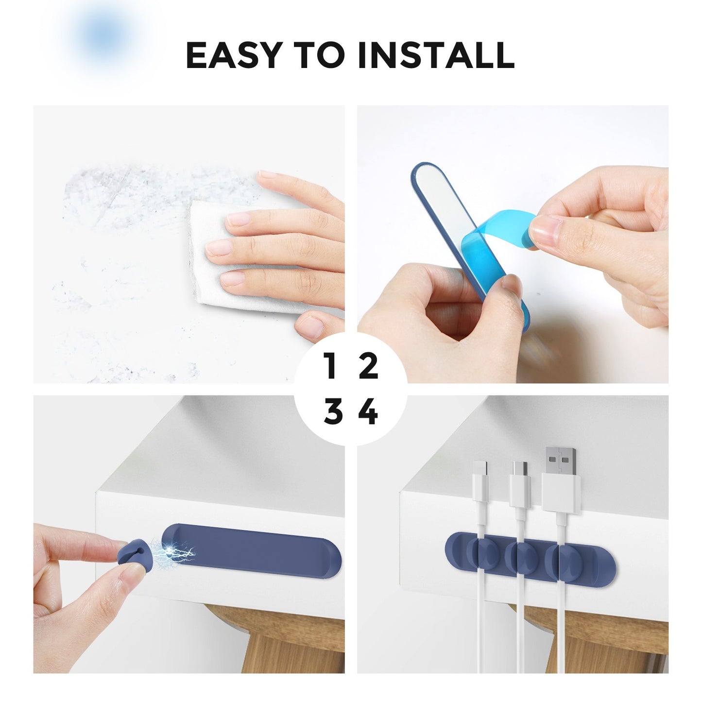 magnetic cable organizer silicone