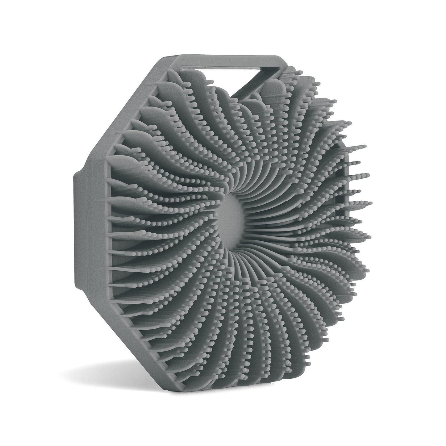 Soft Silicone Body Scrubber Bath Brush With Ergonomic Handle