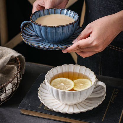 Japanese-style Ceramic Coffee Cup and saucers