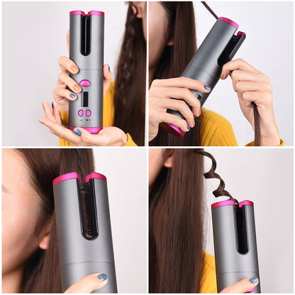 Cordless Automatic Hair Curler USB Rechargeable