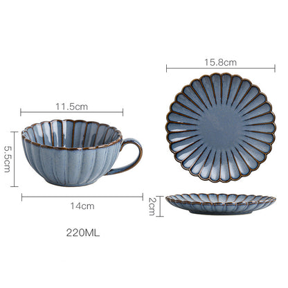 Japanese-style Ceramic Coffee Cup and saucers
