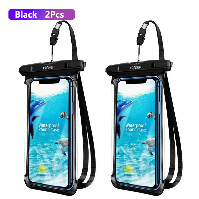 Waterproof Phone Pouch | Full-View Dry Bag for Swimming, Snow & Outdoors