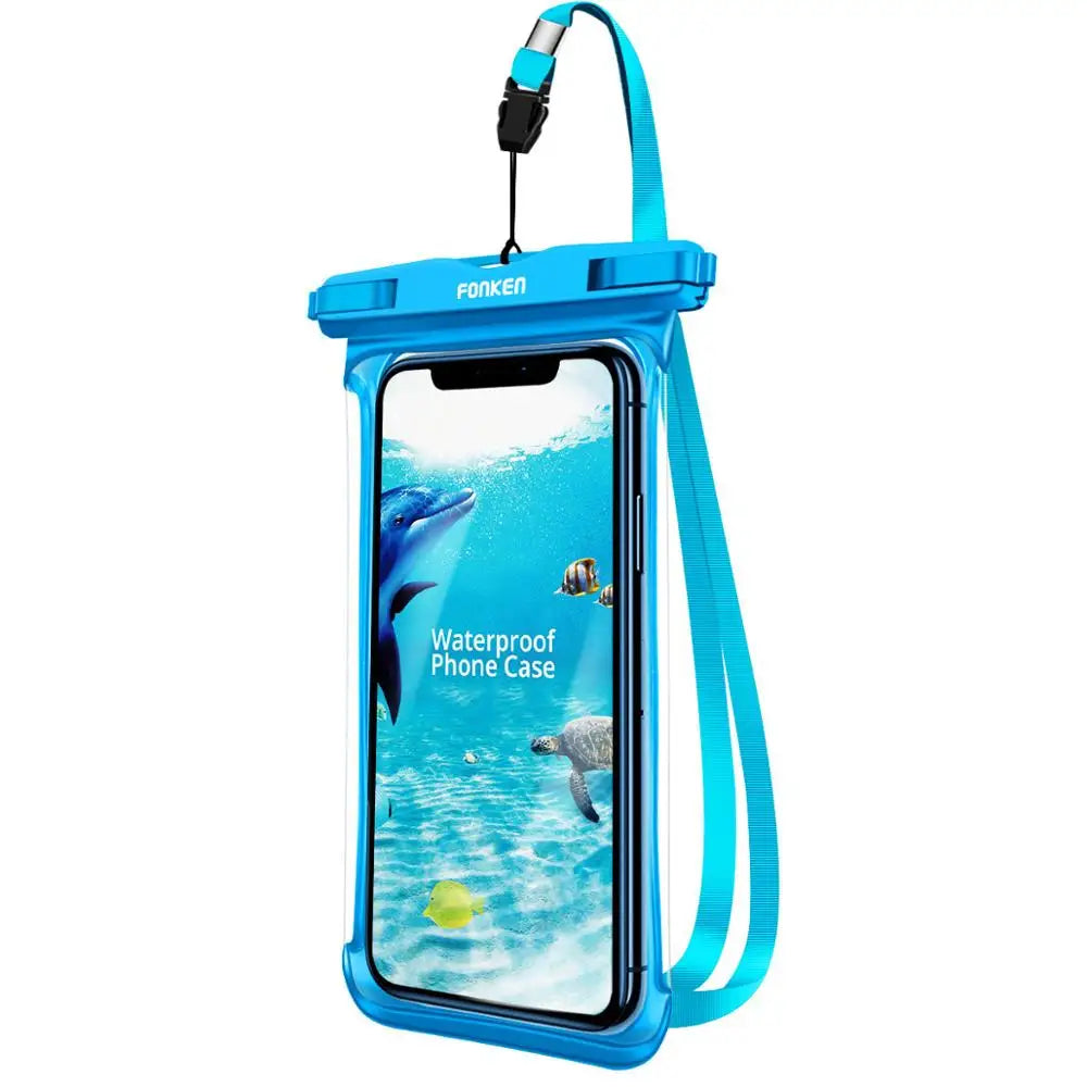 Waterproof Phone Pouch | Full-View Dry Bag for Swimming, Snow & Outdoors