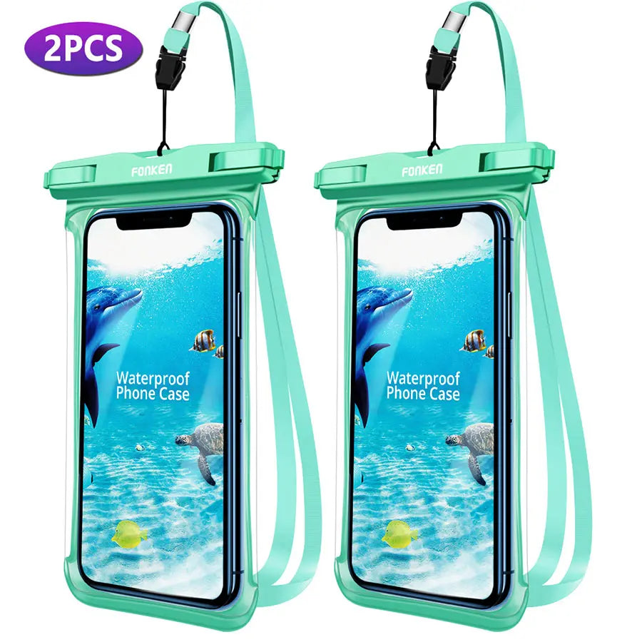 Waterproof Phone Pouch | Full-View Dry Bag for Swimming, Snow & Outdoors