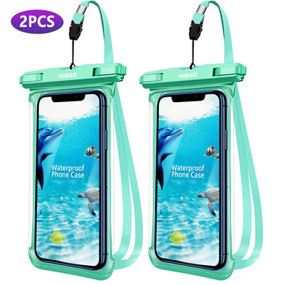 Waterproof Phone Pouch | Full-View Dry Bag for Swimming, Snow & Outdoors