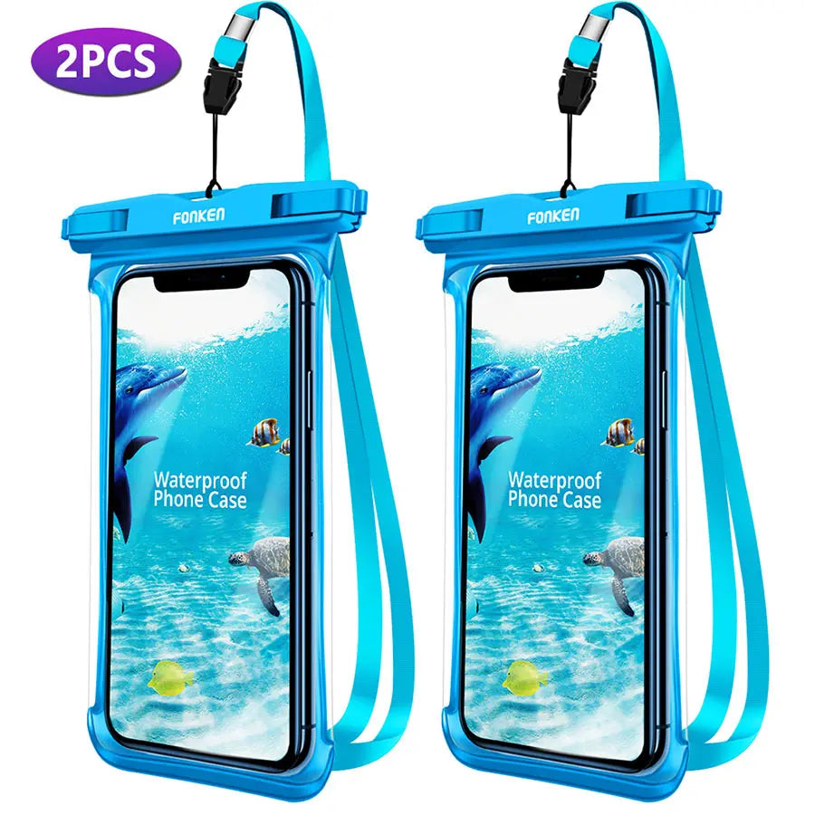 Waterproof Phone Pouch | Full-View Dry Bag for Swimming, Snow & Outdoors