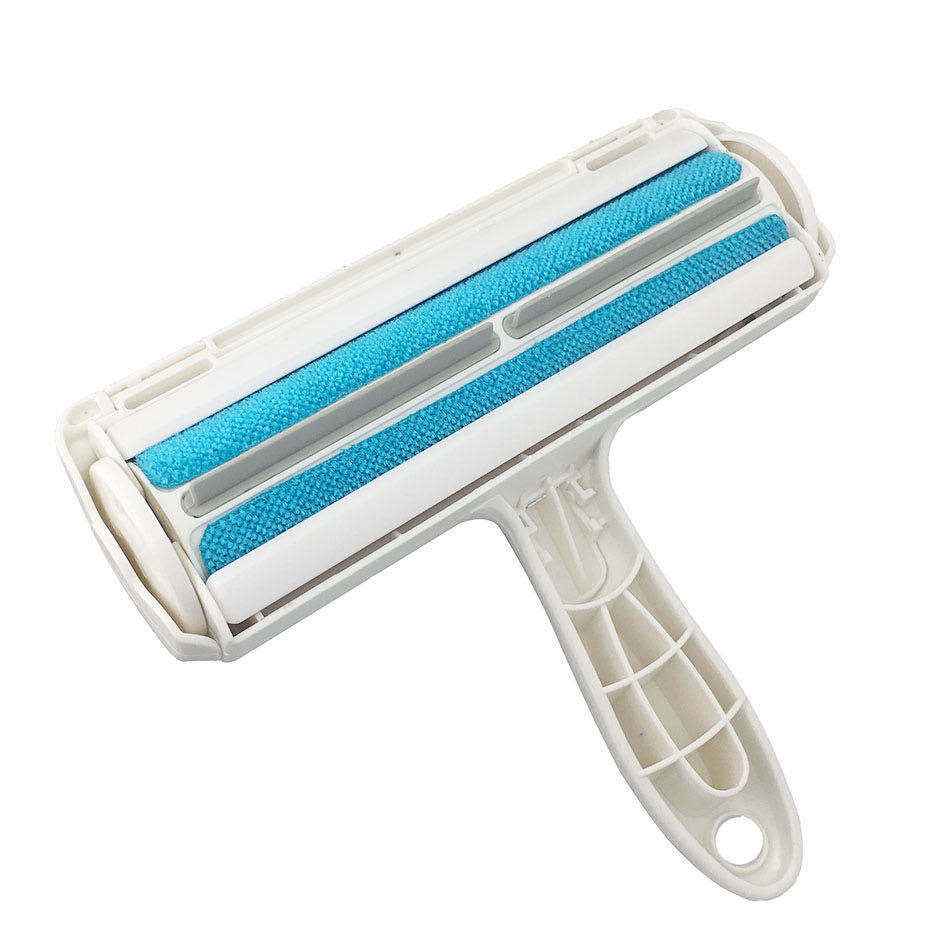 2-Way Lint Sticking Pet Hair Remover Roller & Brush