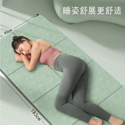 Cross-border New Foldable Yoga Mat Thickened Fitness Mat Students Nap Children's Lunch Break Mat Home Floor Mat