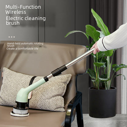 Powerful Electric Cleaning Brush Multi-Functional Kitchen Bathroom Toilet Floor Manual Strong Cleaning Tool USB Powered 400 RPM