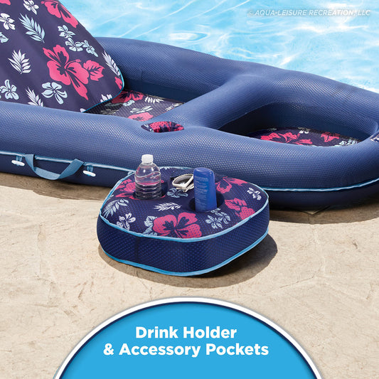 Inflatable Water Net Floating Bed Adult Swimming Pool Floating Recliner Swimming Pool Backrest Floating Boat