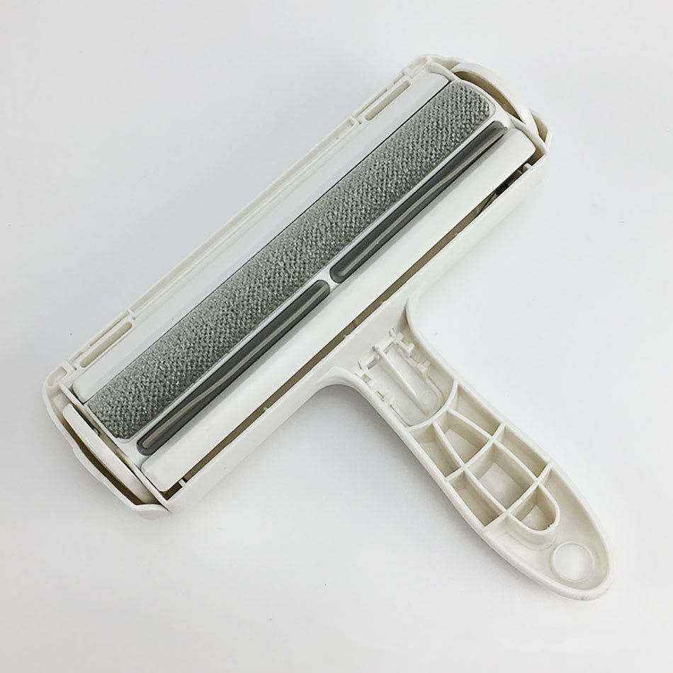 2-Way Lint Sticking Pet Hair Remover Roller & Brush