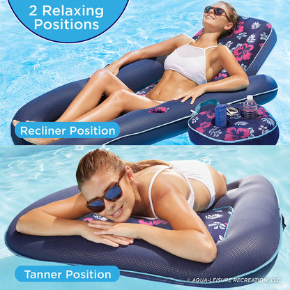 Inflatable Water Net Floating Bed Adult Swimming Pool Floating Recliner Swimming Pool Backrest Floating Boat