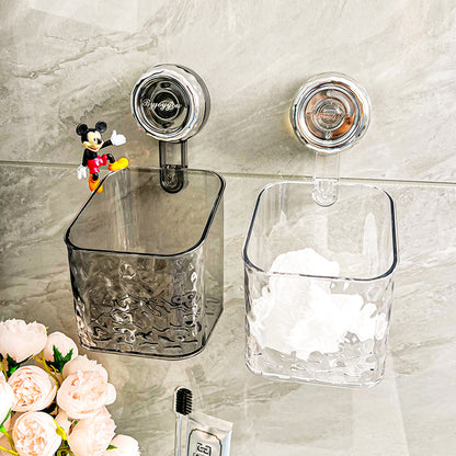 Suction Cup Rack Storage Box Bathroom Punch-free Suction Cup Toilet Bathroom Sink Toilet Storage Basket